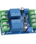 DC 12V 10A Automatic Power Switching Module For Emergency Power Supply And Charging, High Reliability, Priority Load Distribution, Rock Solid Heavy Duty Backup Power Controller For Uninterruptible Systems, Built To Meet Strict Quality Standards, blue PCB relay module
