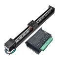 Smooth Rock Solid Linear Bearing CNC Sliding Table Rail XY Stage Kit with drive, low noise precision guide, 50mm travel