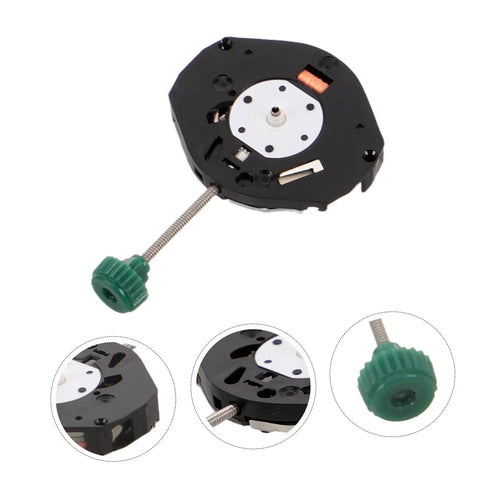 Quartz Movement Replacement Kit 6 Pcs For DIY Watch Repair With Universal Compatibility high torque component close-up