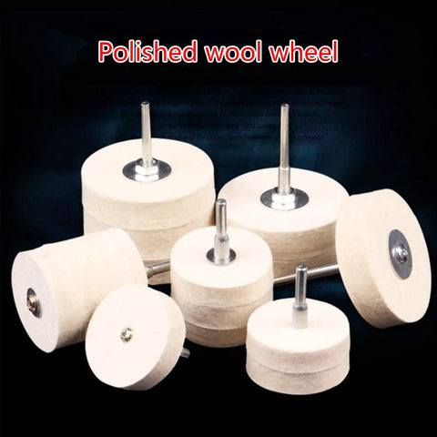 Polished wool wheels for jewelry polishing, 2 Inch Compressed Wool Fabric Disc Grinder For Jewelry Polishing And Carving Fine Buffing Pads With Toughness And Great Capability For Wood Jade Felt Wheels.