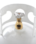 Top valve of 20 Pound Steel Propane Tank With Type 1 Overflow Protection Valve For Grills And BBQs DOT Approved Cylinder