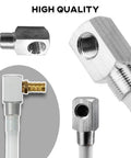 12 Inch Marine Fuel Tank Pickup Tube With Strainer For Boat Gas Tank Universal Fit Replaces Part 7 0948 Polyethylene Fuel Withdrawal Tube With Brass Barb Connector Corrosion Resistant And E10 And E85 Compatible No Hassle Install close-up of connectors