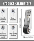 Built Like A Tank Adjustable Vertical Track Rollers For Heavy Duty Gate Smooth Glide Furniture Door Caster Hardware 4 Pack detailed parameters