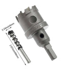Hordion carbide hole saw cutter, 1-3/8 in (35 mm) with tooth-tipped TCT bit for stainless steel, metal, plastic