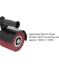 Pro Grade Burnishing And Polishing Attachment Kit For Angle Grinder M10 with ergonomic handle, shown in side view.
