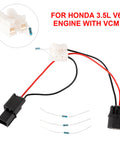 Muzzler VCM Disable Kit Plug For Honda And Acura 3 5L Engine Easy Install Direct Fit For Pilot Accord Ridgeline Odyssey Replacement Part For Honda Acura Vehicles showing resistors and connectors.