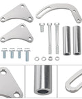 Aluminum components of Power Steering Pump Bracket Kit For Chevy Big Block V8 Engines 396 402 409 427 454 502