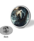 Dragon Boat Button Pins Round Lapel Badges Funny Office Gift For Bosses And Weddings Easy Clip On Durable Wearable