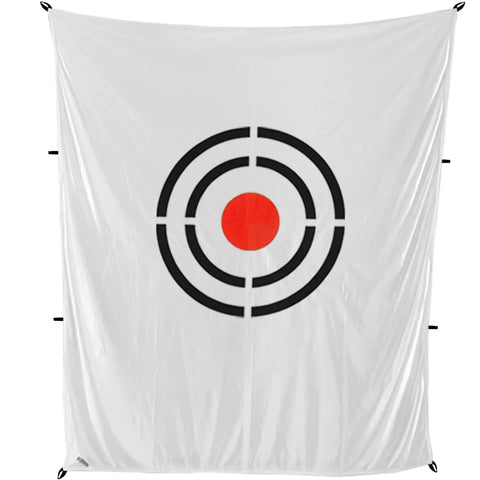 Golf Target Cloth 5x6 Ft Practice Target For Hitting Nets Outdoor White Replacement Cloth For Indoor Use Swing Training Gear