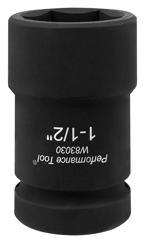 Five Piece 1 Inch Drive Budd Wheel Socket Set Metric And SAE Includes 33 Mm 35 Mm 38 Mm 41 Mm And One And A Half Inch Sockets For Isuzu Mack Volvo White Import Trucks, black 1-1/2 inch socket
