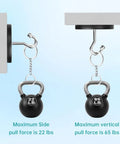 Dope Magnetic Tablet Holder Mount For Fridge And Metal Surfaces demonstrating 22 lb side and 65 lb vertical pull force