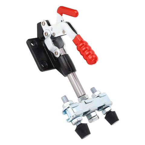 Push Pull Toggle Clamp For Quick On The Fly Fastening In Electronic Assembly And Welding Projects With A Versatile Compact Design Built From High Carbon Steel Durable One Piece