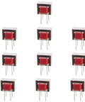 10 Pack EI-14 audio isolation transformers for hi-fi and PA systems, 600 Ohm 1 to 1 coupling, 290mH, in a grid layout.