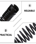 Close-up of sturdy drain cutter head from 7Pc Drain Cutter Head Kit, showcasing design for effectively clearing pipe blockages.