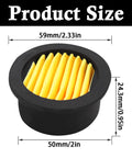 4 Pack Air Compressor Intake Filter Elements For Generators And Blowers, product size dimensions shown in image