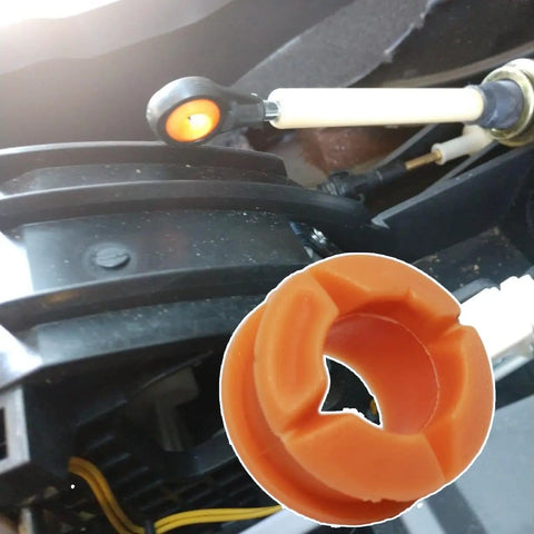 Automatic Transmission Shift Cable Bushing Repair Kit For SUVs And Trucks, DIY Ready And Easy Install, shown installed