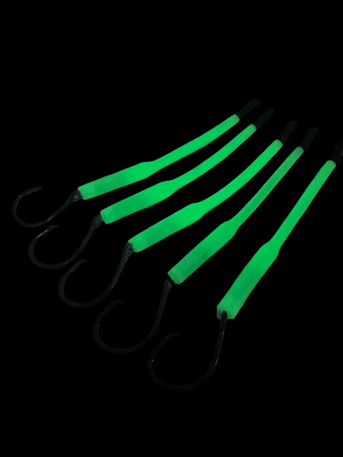 Go-To Deep Drop Snapper Rig With Five Demon Circle 6/0 Hooks And Glow Sleeves For Deep Water Night Fishing, Heavy Duty 300Lb Mainline And 250Lb Branch Lines, Handmade In The USA Ready To Use