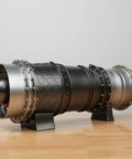 One To Twenty Scale Turbofan Fighter Engine Model Kit That Actually Runs With 150 Pieces DIY Assembly on display