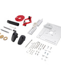Adjustable Aluminum Router Lift System With Stainless Steel Support Rods For Built Like A Tank Durability And Smooth Vertical Depth Adjustment components set