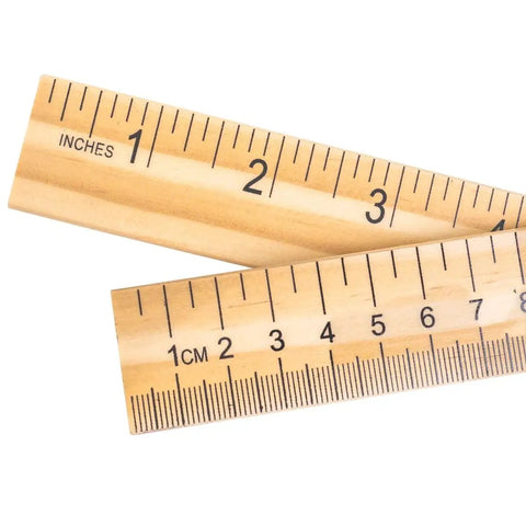Wooden Meter Stick For Classroom Use With Inches On One Side And Centimeters On The Reverse Hardwood Construction With Clear Lacquer Finish