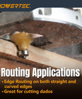Universal Offset Router Base Plate With Reversible Edge Routing Fence And Pre Drilled Alignment Marks in action routing a wood edge.