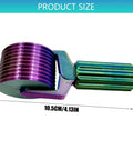 Detachable Roller Tool With Ergonomic Grip For Painting Projects No Sweat Smooth Operator Rolling Accessory with purple silicone wheel.