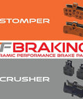 High Performance Beefy Ceramic Disc Brake Pads For Shimano Four Piston Calipers Saint XTR SLX XT And TRP Quadiem DHR EVO