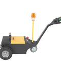 Heavy Duty Electric Powered Tugger 3K Cart Mover with handle, compact design and safety light for airports and warehouses