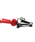 Faucet Assembly Chrome With Red Handle For Commercial Beverage Equipment OEM Replacement Part Easy Install High Flow Spout