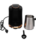 Portable Turkish Coffee Maker Stainless Steel 550W 250Ml Single Cup For Home Office Travel With US Plug 110V Fast Heating