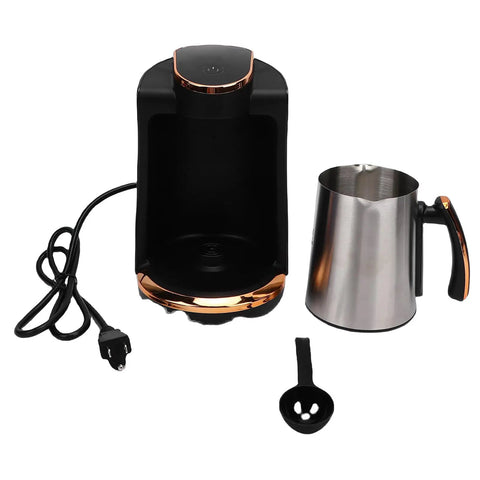 Portable Turkish Coffee Maker Stainless Steel 550W 250Ml Single Cup For Home Office Travel With US Plug 110V Fast Heating