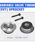 Timing Chain Kit With Vvt Sprocket For GM 2.2L And 2.4L Four Cylinder Engines showing VVT sprocket and bolts