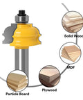 12mm Or 1/2in Shank Architectural Molding Router Bit For Pro Woodworking Carving Decorative Trims And Complex Profile Shaping Your Home Projects, showing profile cutter details.