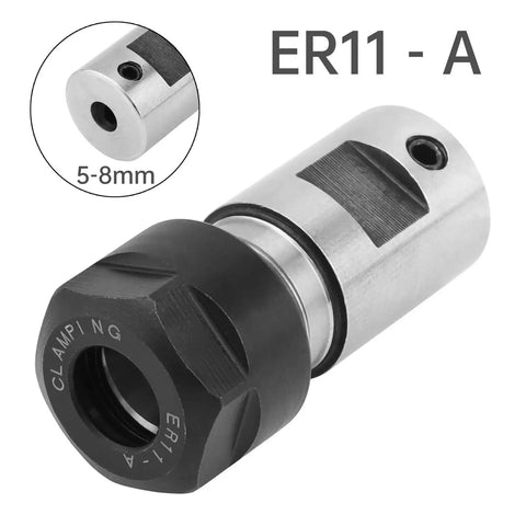 Rock Solid One Piece Motor Shaft Collet Chuck Spring For Milling Machines And Lathes Cnc Cutting Tool Holder high hardness steel 5-8mm size