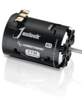 Justock Black G2.1 17.5T Sensored Brushless Motor for 1/10 and 1/12 RC Cars with Zero Timing Spec Racing Ready
