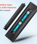 Universal Remote Replacement For Smart TVs XRT136 XRT260 XRT270 D E M P V PX Series battery compartment open