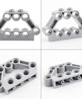 67 Piece DIY Engine Kit With Cylinder Piston Connecting Rods Crankshaft And Pin Connector Block For MOC Technic Building Sets