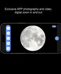 WiFi Telescope Eyepiece Camera For Astrophotography With 2.8 Inch Display And 1080P MP4 Video 75 Degree View on smartphone screen