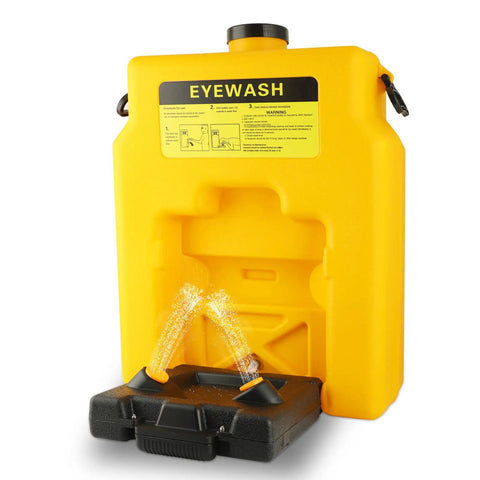 Portable Eyewash Station Emergency OSHA Approved Wall Mounted Eye Wash First Aid 14 Gallon Eye Irrigation Equipment For Quick Eye Flushes And Spill Response