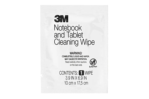 Notebook Screen Cleaning Wipes For Electronics, Non Abrasive Premoistened Wipes package, 24 wet wipes, 3.9 x 6.9 inches