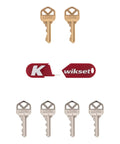 DIY Rekey Kit For SmartKey Locks Only Easy Key Reset With SmartKey Security showing Kwikset keys and rekeying tool.