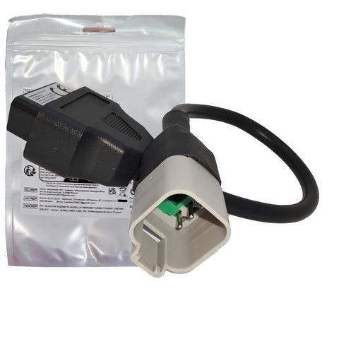 6 Pin To 16 Pin OBD2 Diagnostic Adapter Cable For Motorcycles And Off Road Vehicles With 6 Pin Port displayed on package