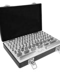 81-Piece Steel Gauge Block Set With Hard Case And Certificate Of Inspection, Top-Notch ASME B89.1.9 Compliant displayed open