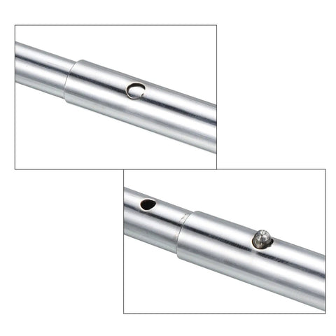 Hella Durable Manganese Steel Push Button Spring Clips 11X9mm with installation holes for camping tent poles and awnings.