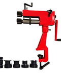 Manual Metal Bead Roller For Sheet Metal Bending With 6 Interchangeable Dies shown in side view