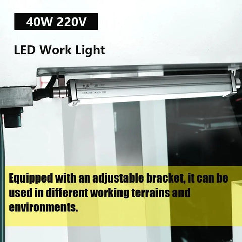 40W LED Tool Light With Adjustable Bracket For Lathe, Workbench, Sewing Machine, And More Pro Grade Waterproof Shop Lighting