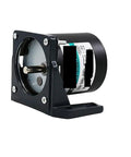 High Torque 220V 40W AC Permanent Magnet Synchronous Motor With Eccentric Shaft And Bracket Plus Speed Reducer, side view