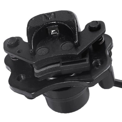 Rear Hand Hydraulic Disc Brake Caliper Assembly with Pads for Chinese ATV Quad Replacement 50cc-125cc close-up view