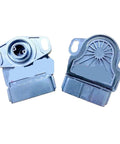 Forklift Acceleration Sensor Spare Part for 8FBN10-30 58810-13440-71, durable replacement for lift truck, shown from front and back