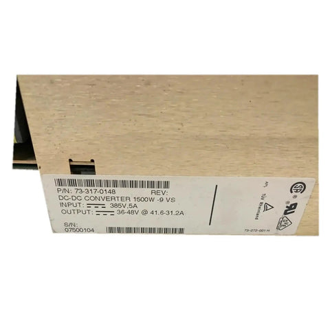Image of Real Deal Heavy Duty Workhorse 1500 Watt Precision Industrial Power Supply external label and specifications.